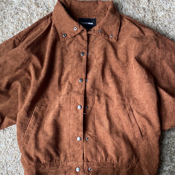 Oversized Corduroy Jacket - Picture 2 of 5